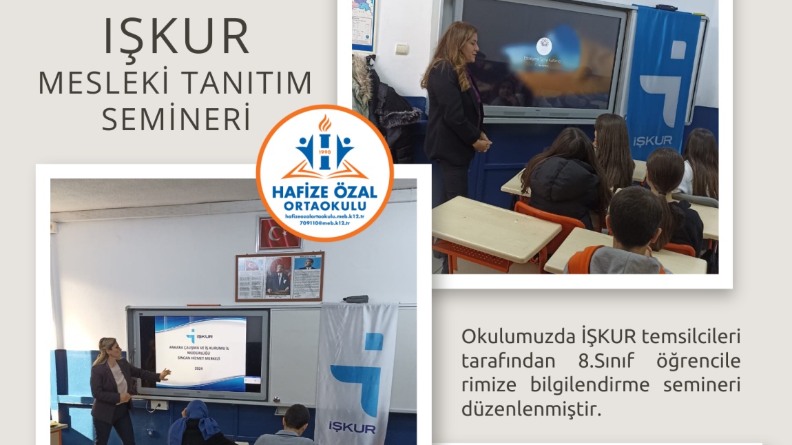 Okulumuzda Mesleki Tanıtım Semineri Düzenlendi